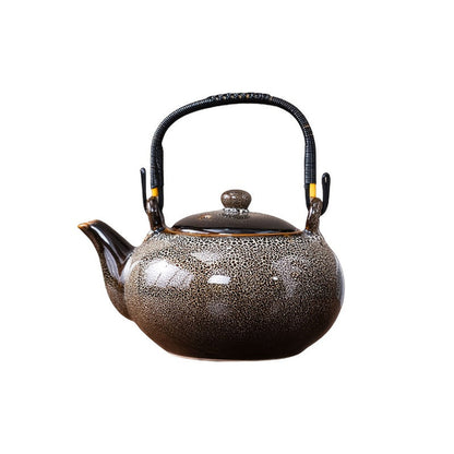 1pc Unique Kiln-Changed Ceramic Teapot 25.36 oz Novelty