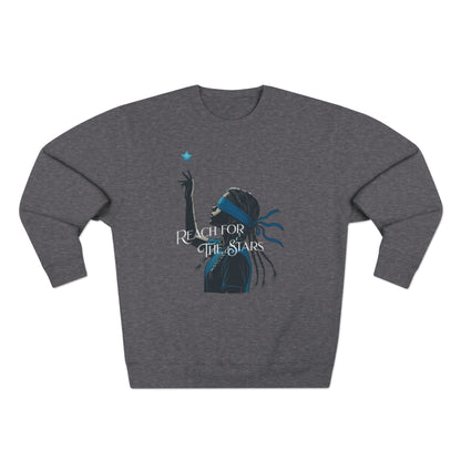 Korea -  Reach for the stars Unisex Crewneck Sweatshirt  - StyleMZ