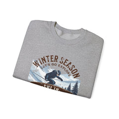 Ski in the national park Unisex Heavy Blend™ Crewneck Sweatshirt - StyleMZ