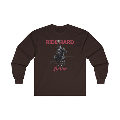 Ride hard Unisex Ultra Cotton Long Sleeve Tee - StyleMZ