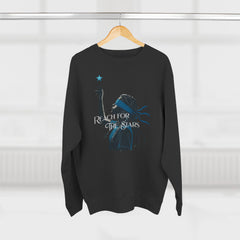 Korea -  Reach for the stars Unisex Crewneck Sweatshirt  - StyleMZ