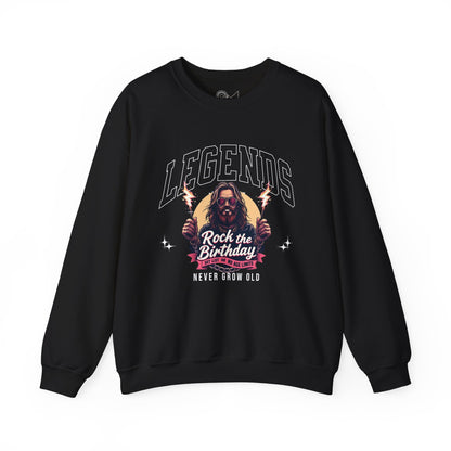 Legends Never Grow Old Unisex Heavy Blend™ Crewneck Sweatshirt - StyleMZ