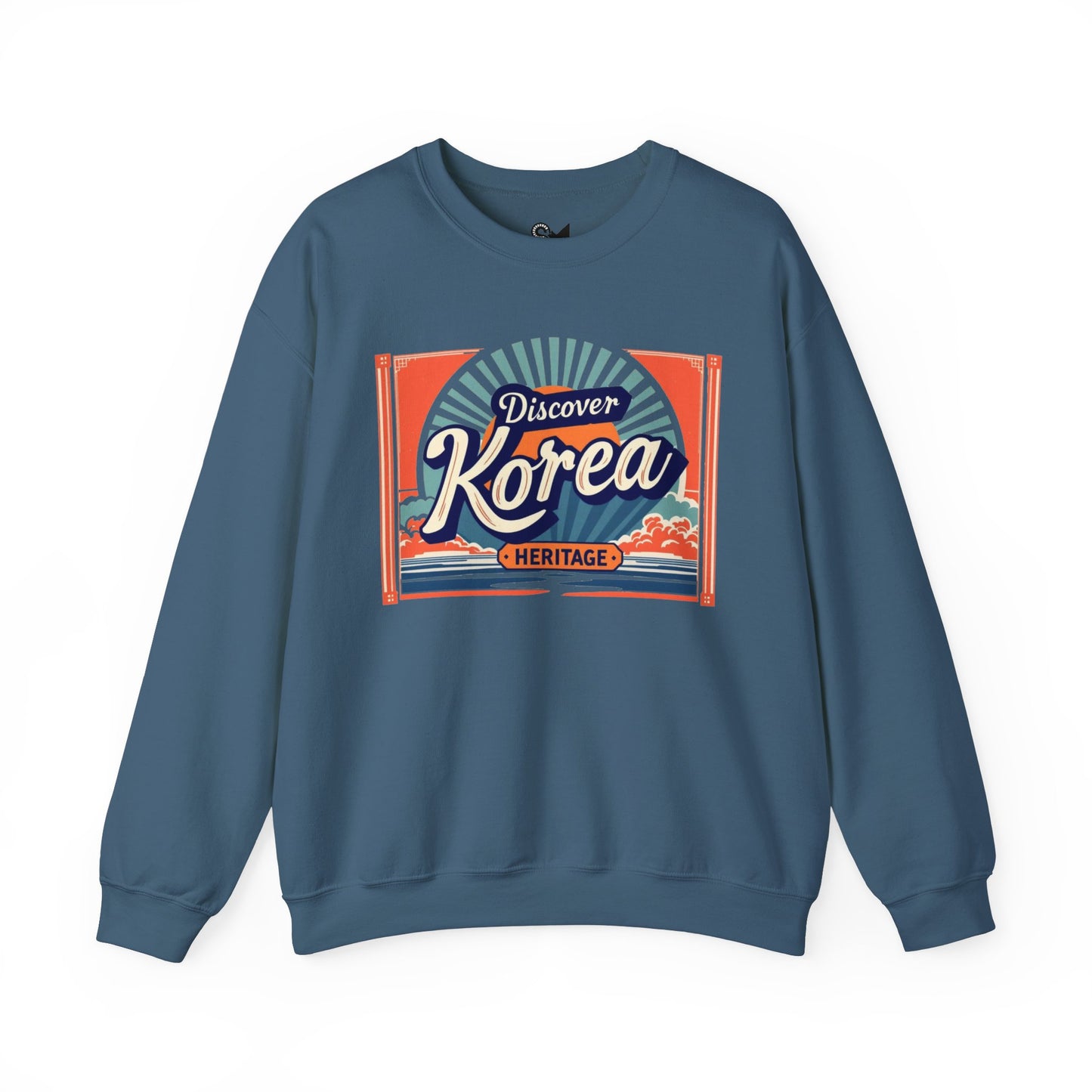 Discover Korea heritage Unisex Heavy Blend™ Crewneck Sweatshirt - StyleMZ