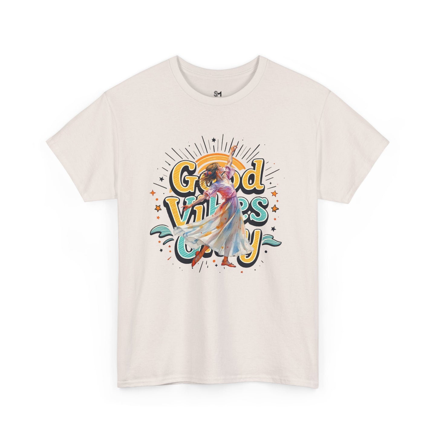 Good vibes only Unisex Heavy Cotton Tee - Stylemz