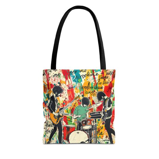 Korea -  Rock Band Tote Bag (AOP)  - StyleMZ