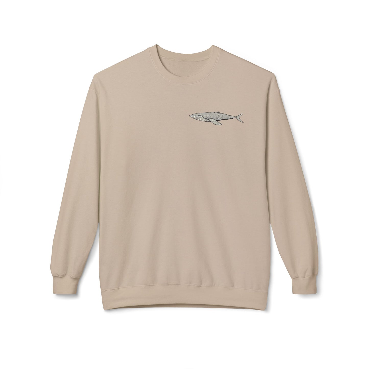 For Whales Unisex Midweight Softstyle Fleece Crewneck Sweatshirt - StyleMZ