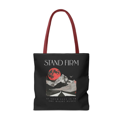 Stand firm Tote Bag (AOP) - StyleMZ