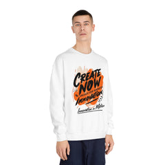 Korea -  Create now Unisex DryBlend® Crewneck Sweatshirt  - StyleMZ