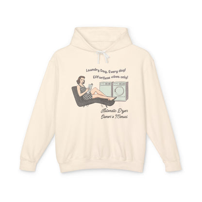 Effortless vibes only Unisex Lightweight Hooded Sweatshirt  - Korea  - StyleMZ