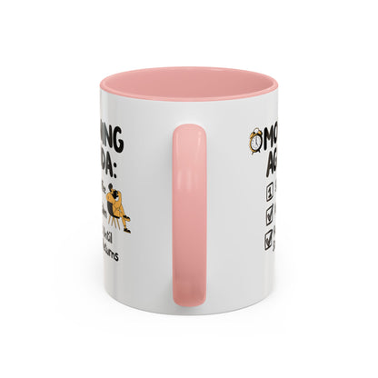 Morning Agenda Accent Coffee Mug (11, 15oz) - StyleMZ