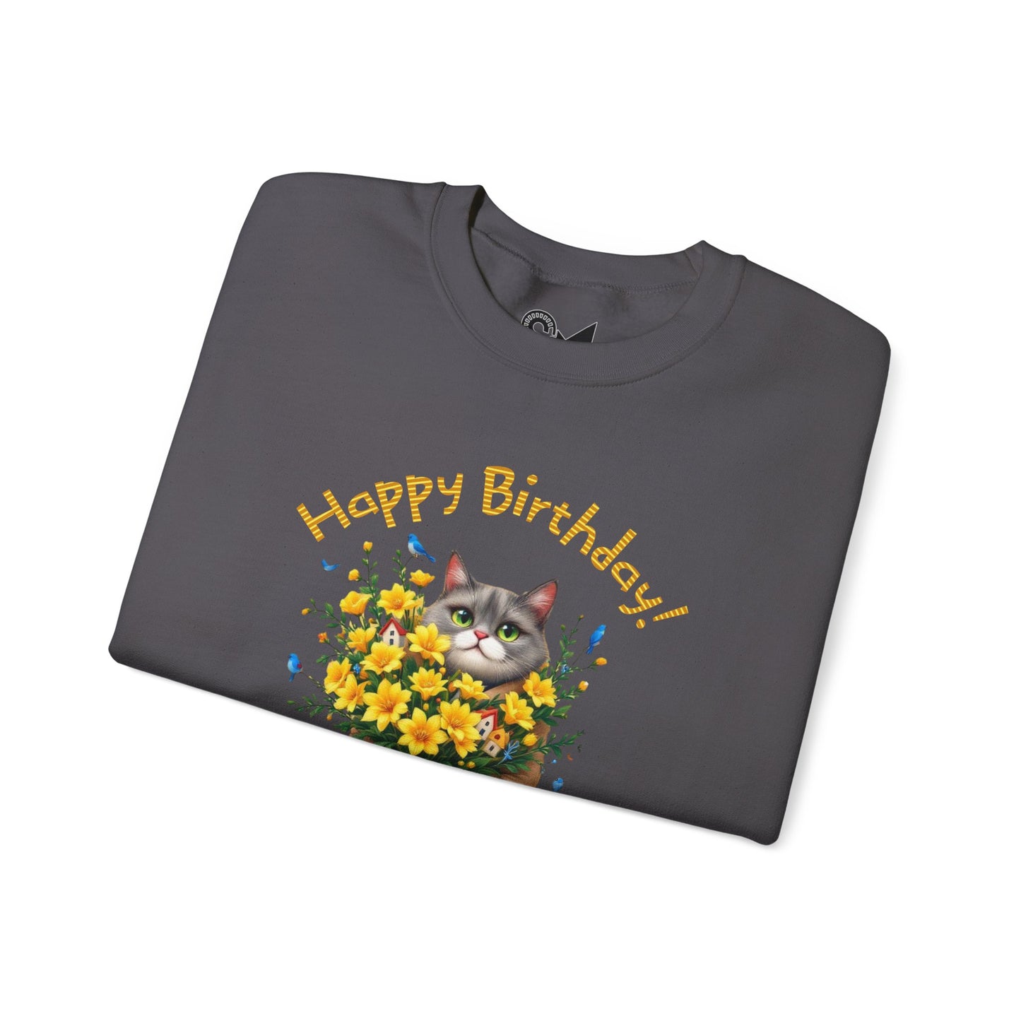 Happy Birthday! Unisex Heavy Blend™ Crewneck Sweatshirt - StyleMZ