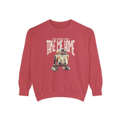 Korea -  Take me home Unisex Garment-Dyed Sweatshirt  - StyleMZ