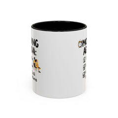 Taza de café con acento de agenda matutina (11 oz y 15 oz) de Corea - StyleMZ 