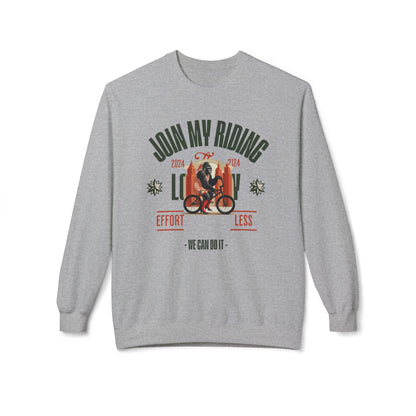 Join My Riding? Unisex Midweight Softstyle Fleece Crewneck Sweatshirt - StyleMZ