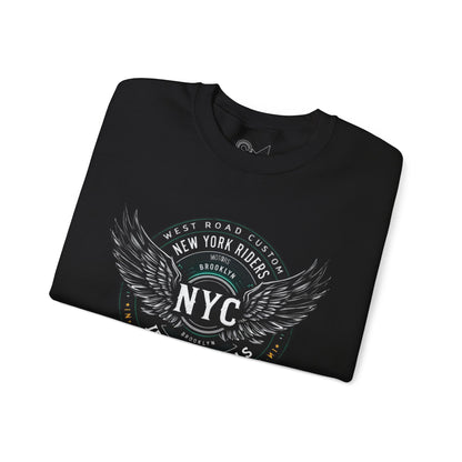 New York Riders Unisex Heavy Blend™ Crewneck Sweatshirt - StyleMZ