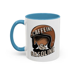 Korea -  Caffein $ Gasoline Accent Coffee Mug (11, 15oz)  - StyleMZ