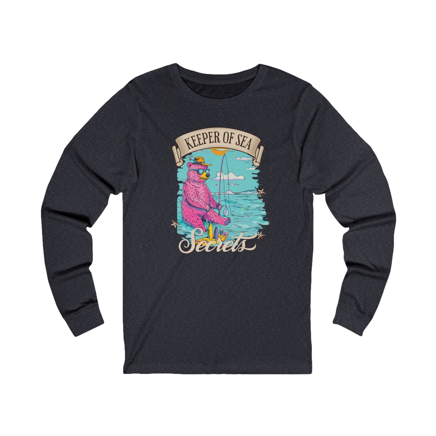 Korea -  Keeper of Sea Unisex Jersey Long Sleeve Tee  - StyleMZ