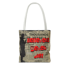 Korea -  Believers never die Tote Bag (AOP)  - StyleMZ