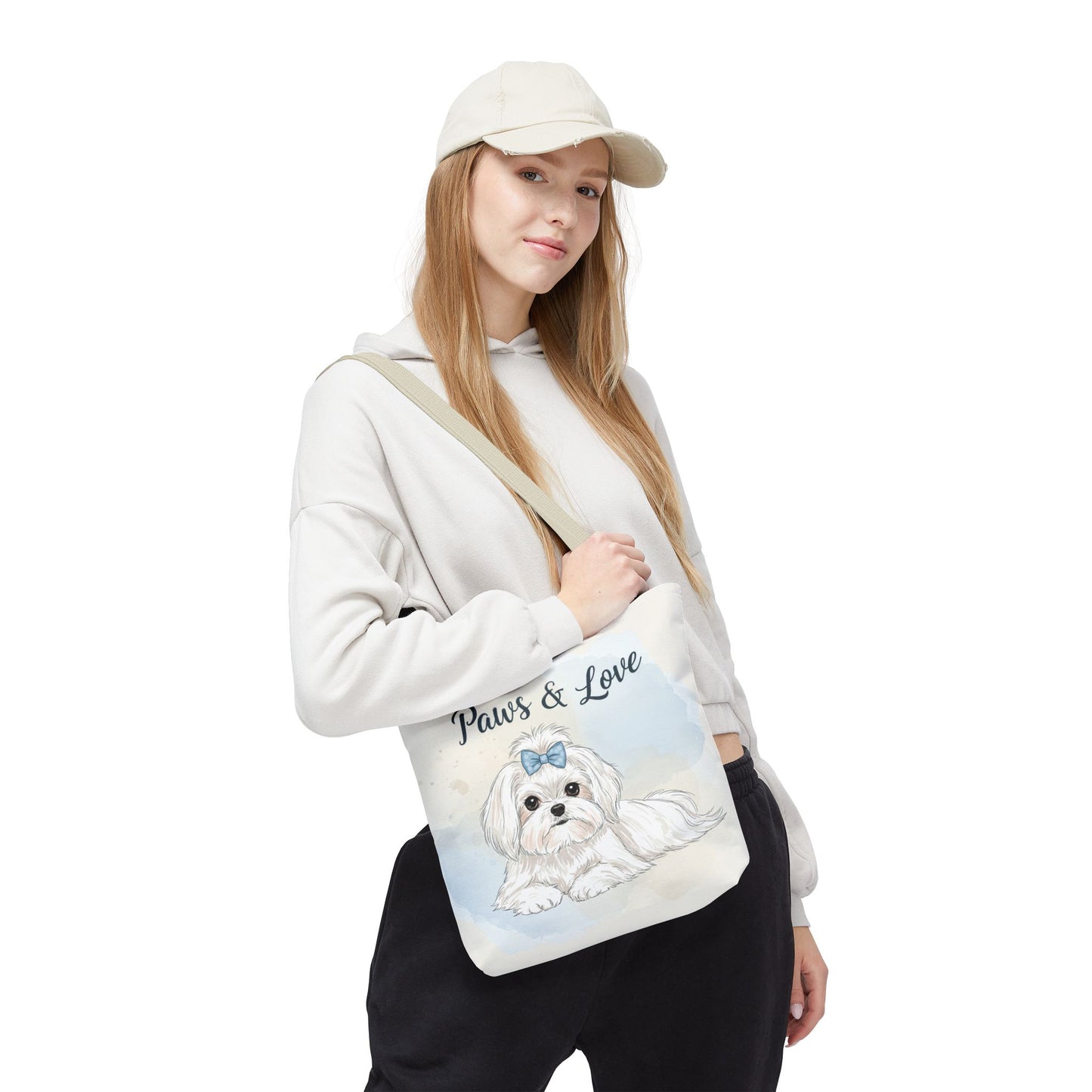 Paws & Love Dog Tote Bag - Durable Pet Lover's Carryall