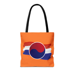 Korea -  Korean flag Tote Bag (AOP)  - StyleMZ