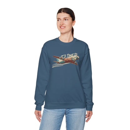 It's time to move on Unisex Heavy Blend™ Crewneck Sweatshirt - StyleMZ