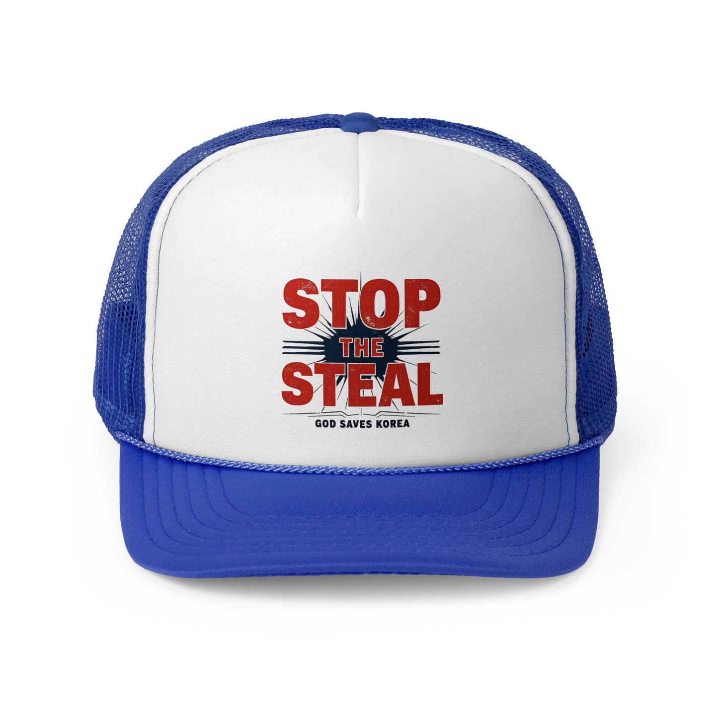 STOP THE STEAL, GOD SAVES KOREA Trucker Caps