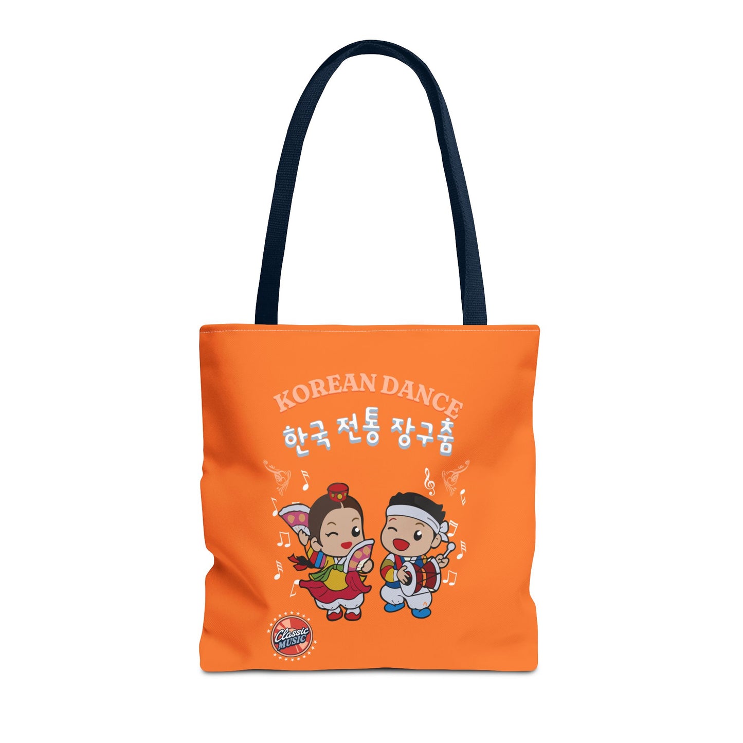 Korean traditional drum dance Tote Bag (AOP) - StyleMZ