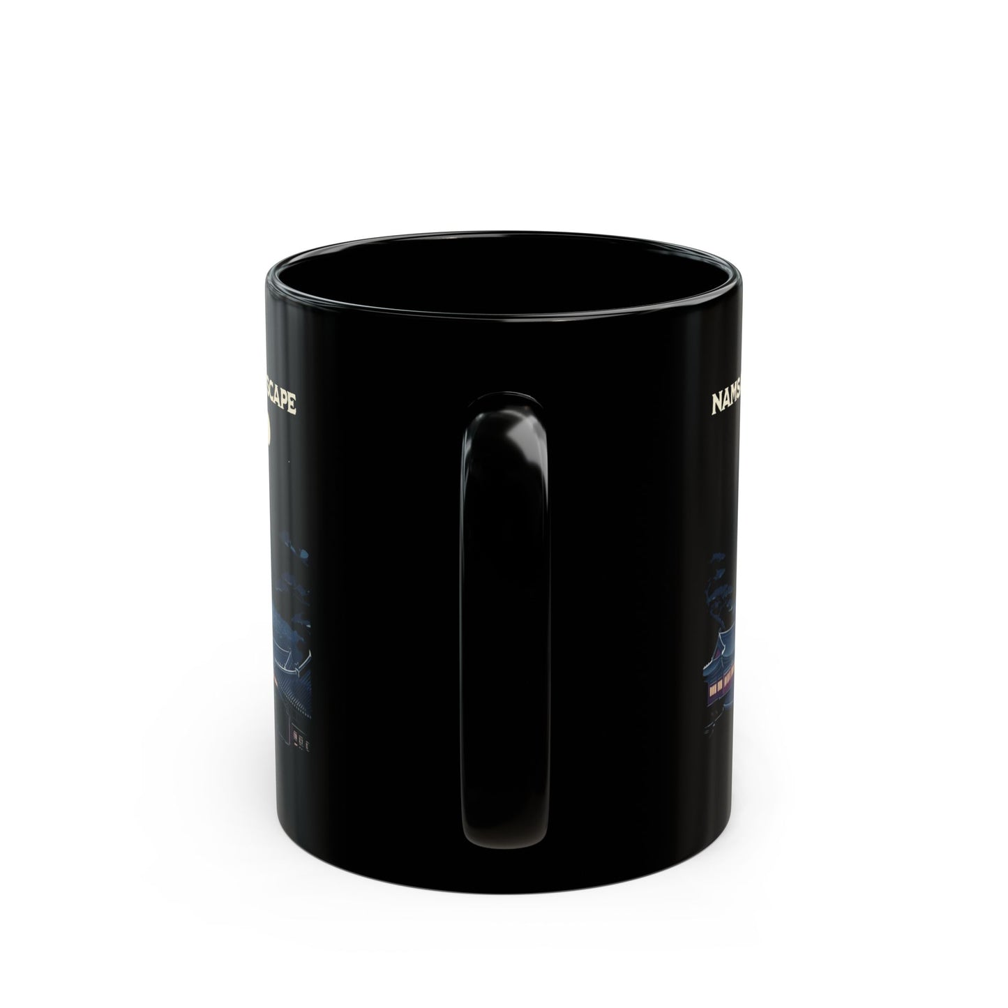 Namsan Nightscape Black Mug (11oz, 15oz) - StyleMZ