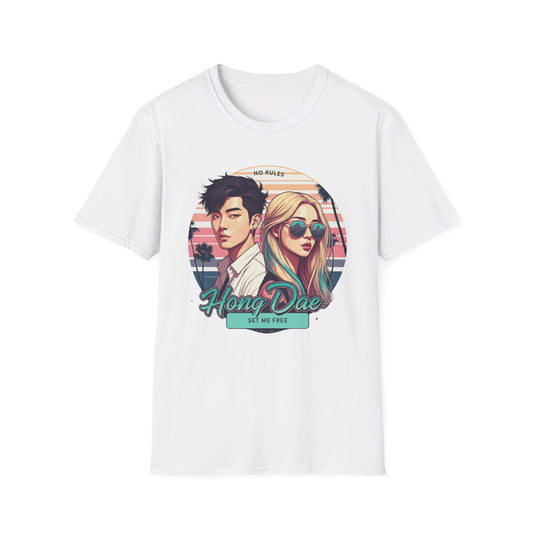 Korea -  Hongdae Unisex Softstyle T-Shirt  - StyleMZ