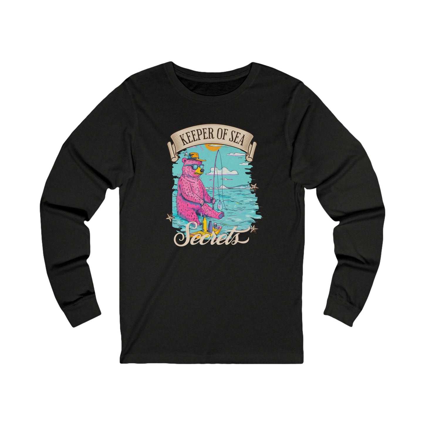 Korea -  Keeper of Sea Unisex Jersey Long Sleeve Tee  - StyleMZ