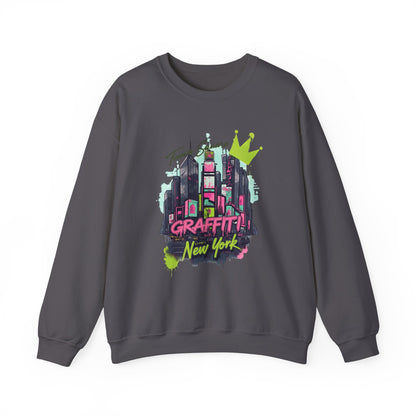 Graffiti New York  Unisex Heavy Blend™ Crewneck Sweatshirt - StyleMZ