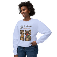 Korea -  Life is circus Unisex Lightweight Crewneck Sweatshirt  - StyleMZ