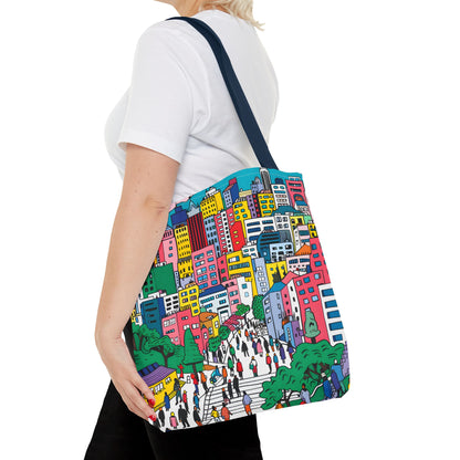 Seoul's hill neighborhoods Tote Bag (AOP) - StyleMZ