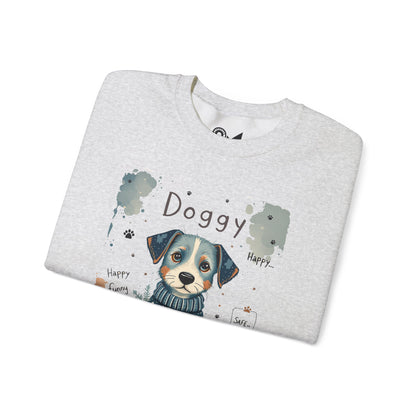 Doggy fun, safe Unisex Heavy Blend™ Crewneck Sweatshirt - StyleMZ