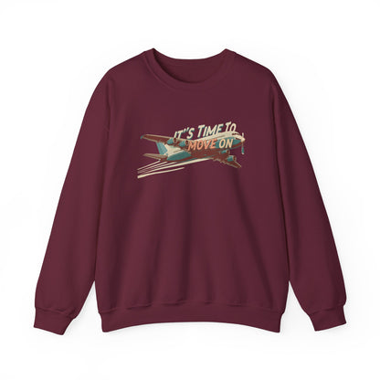 It's time to move on Unisex Heavy Blend™ Crewneck Sweatshirt - StyleMZ