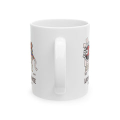 Taza de cerámica con la danza del león de Corea (11 oz, 15 oz) - StyleMZ 