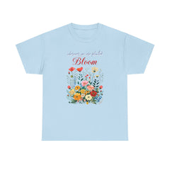 Korea -  Bloom Unisex Heavy Cotton Tee  - StyleMZ