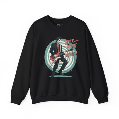 Rock the night Unisex Heavy Blend™ Crewneck Sweatshirt - StyleMZ - Stylemz