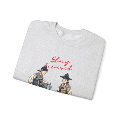 Stay Focused Unisex Heavy Blend™ Crewneck Sweatshirt - StyleMZ - Stylemz