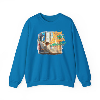 Live on the breath of the Holy Spirit Unisex Heavy Blend™ Crewneck Sweatshirt - StyleMZ