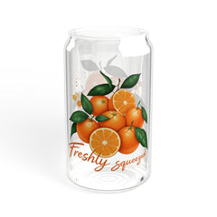 Korea -  Freshly Squeezed Sipper Glass, 16oz  - StyleMZ