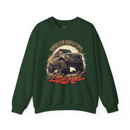 Skilled driver Unisex Heavy Blend™ Crewneck Sweatshirt - StyleMZ