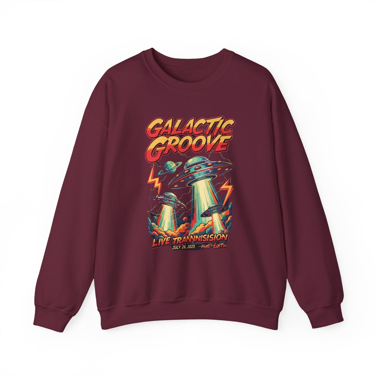 Galactic groove Unisex Heavy Blend™ Crewneck Sweatshirt - StyleMZ