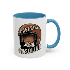 Korea -  Caffein $ Gasoline Accent Coffee Mug (11, 15oz)  - StyleMZ