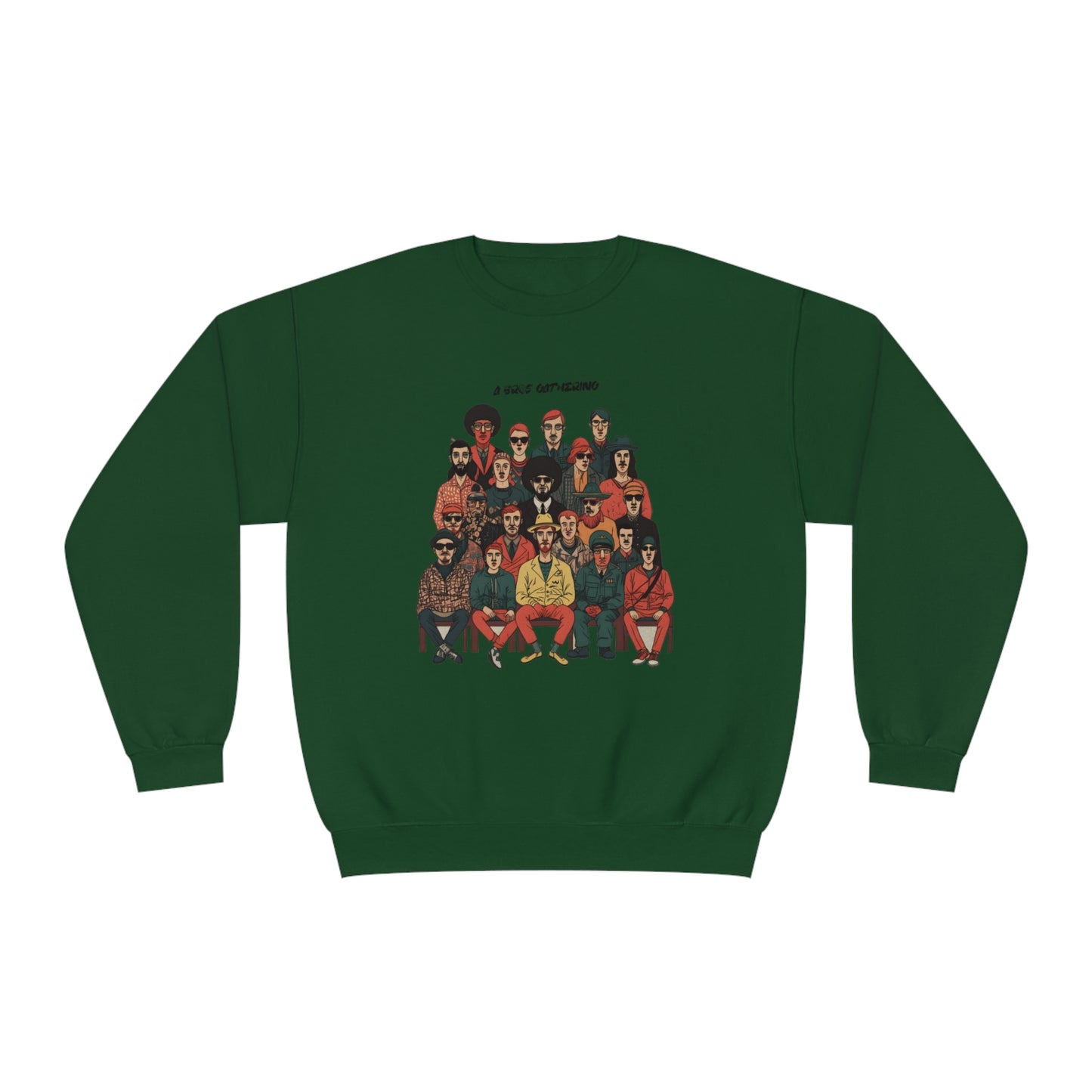 A bros gathering Unisex NuBlend® Crewneck Sweatshirt  - StyleMZ