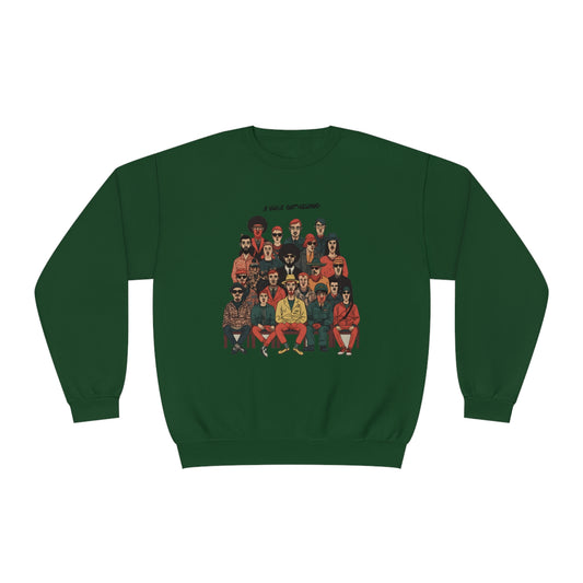 A bros gathering Unisex NuBlend® Crewneck Sweatshirt - StyleMZ - Stylemz