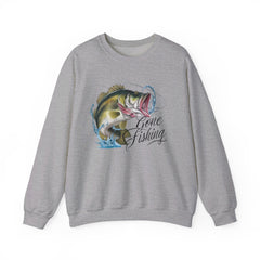 Corea - Sudadera unisex de cuello redondo Gone Fishing Heavy Blend™ - StyleMZ 