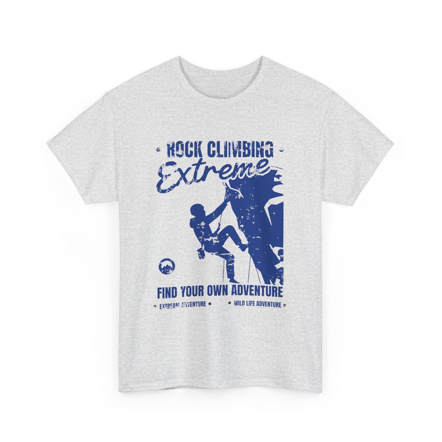 Extreme Rock Climbing Adventure Tee - Unisex Heavy Cotton Shirt