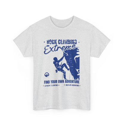 Extreme Rock Climbing Adventure Tee - Unisex Heavy Cotton Shirt