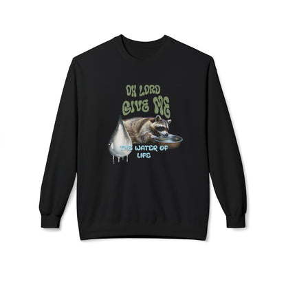 Korea -  The water of life Unisex Midweight Softstyle Fleece Crewneck Sweatshirt  - StyleMZ